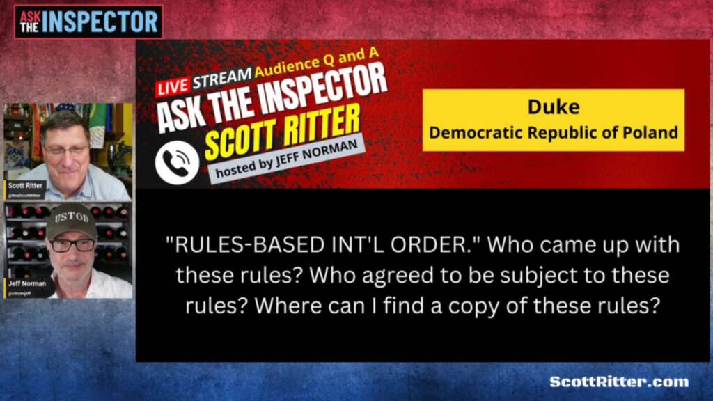 What is the Rules-Based Order?