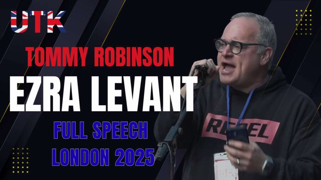 Ezra Levant FIERY Speech in London | Standing for Free Speech & Freedom