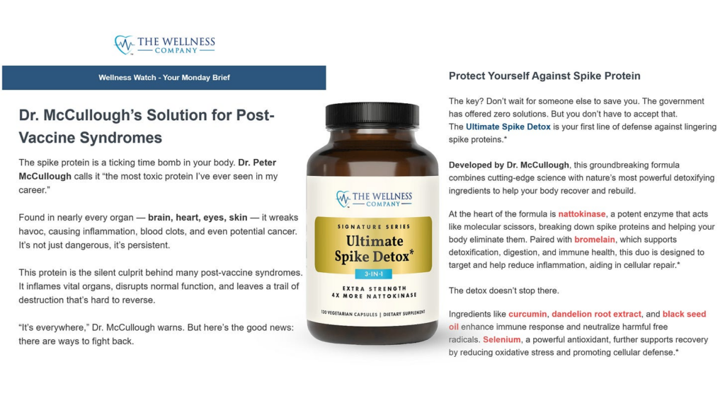 Creating Tailwinds–Ridding Body of Spike Protein Key to Future Health