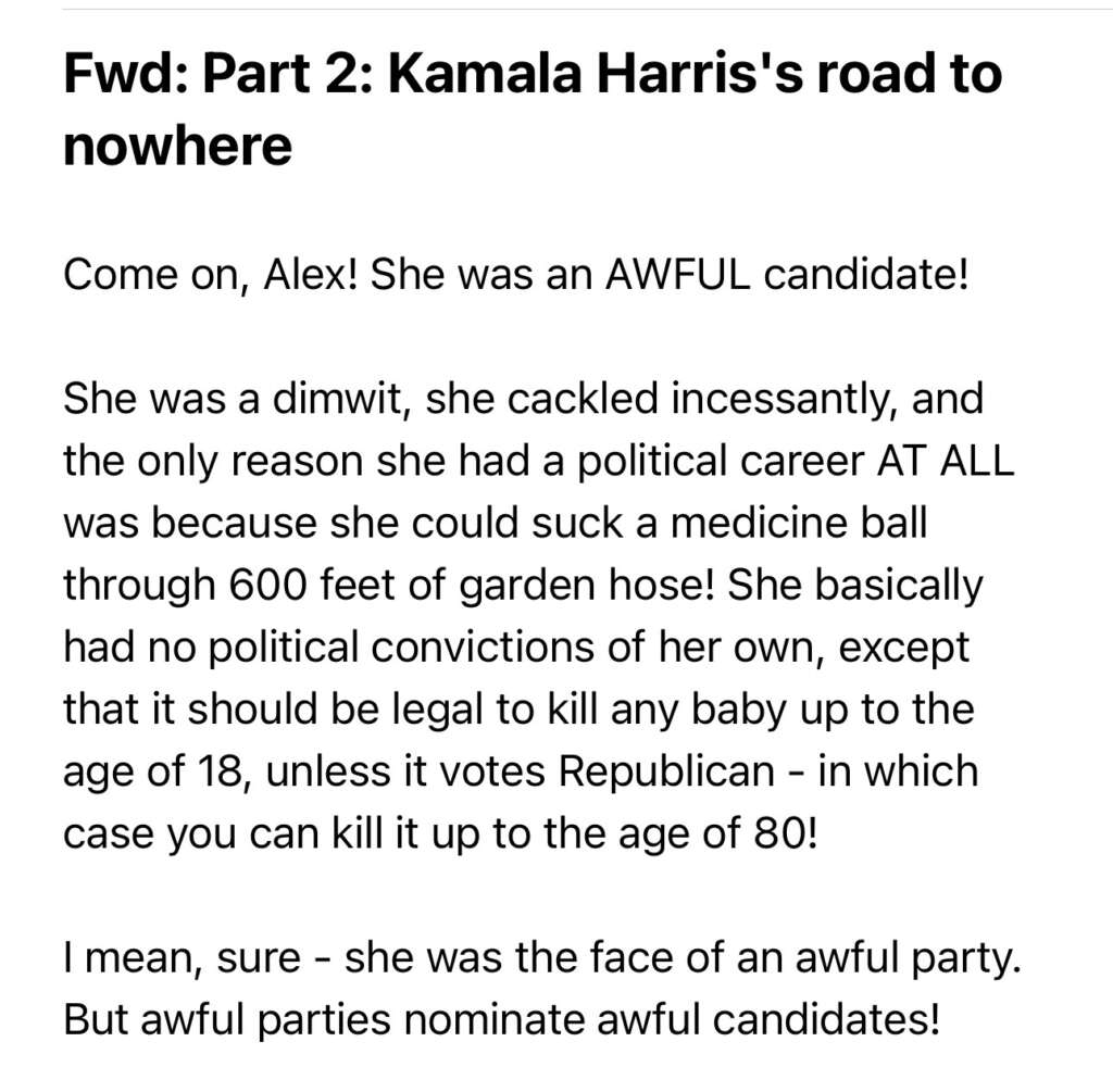 A counterpoint on Kamala Harris