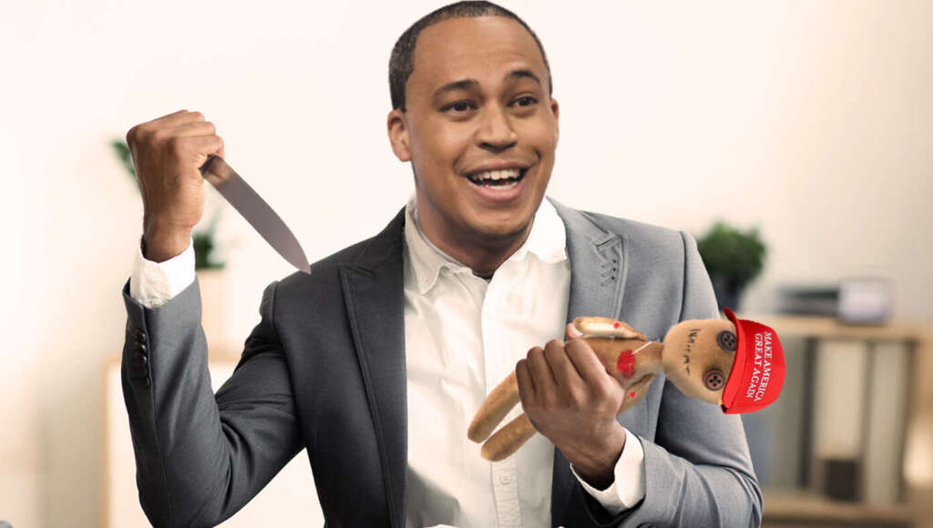 Jay Jones Unwinds After Stressful Day By Repeatedly Stabbing His Republican Voodoo Doll (Satire)