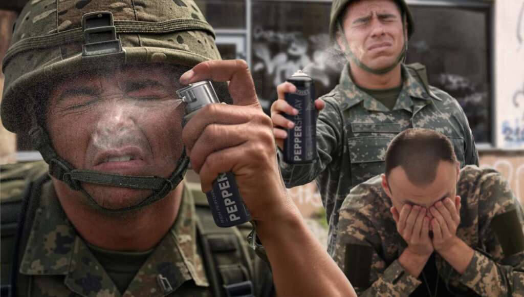 Federal Judge Orders National Guard To Shoot Pepper Spray In Own Eyes (Satire)