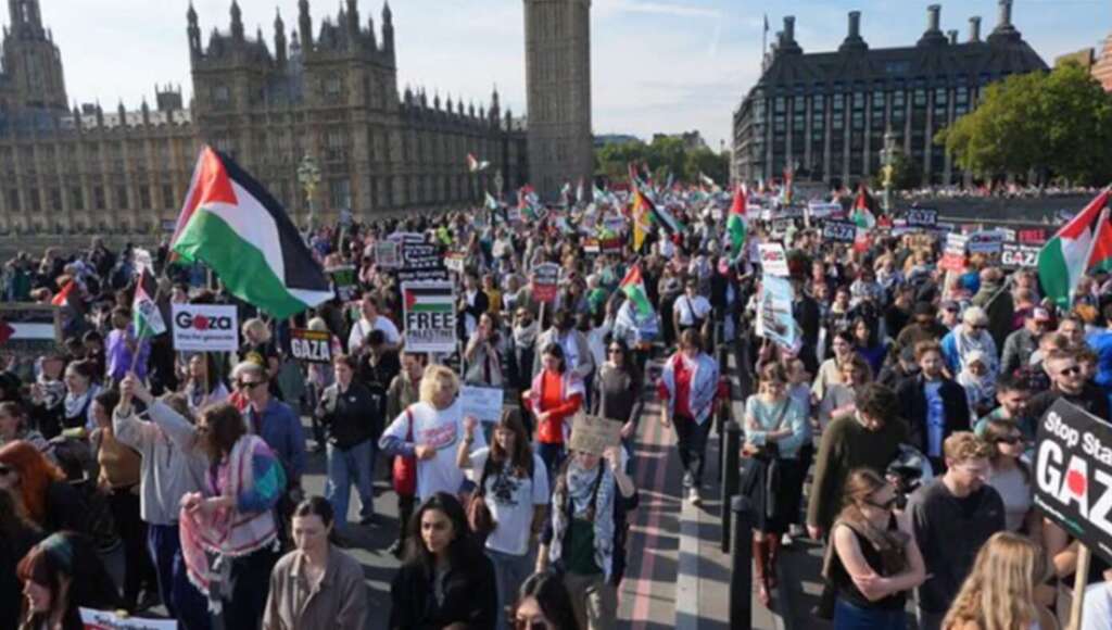 Leftists Take To Streets To Protest End Of Genocide (Satire)