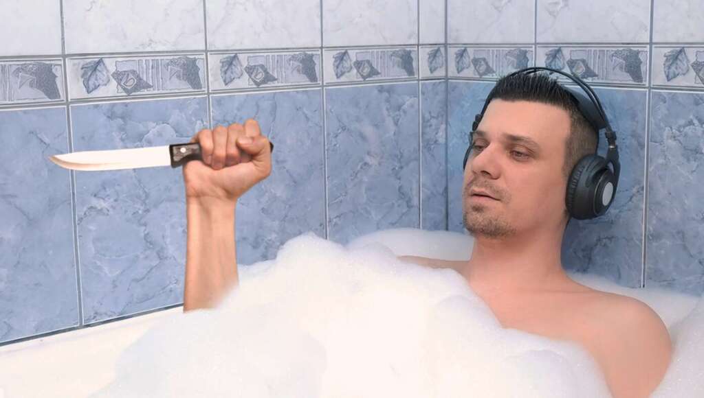 Serial Killer Unwinds After A Long Day By Listening To His Favorite Podcast About Housewives (Satire)