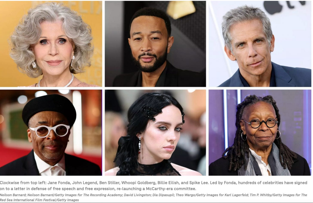 Hollywood Resurrects “Committee for the First Amendment”