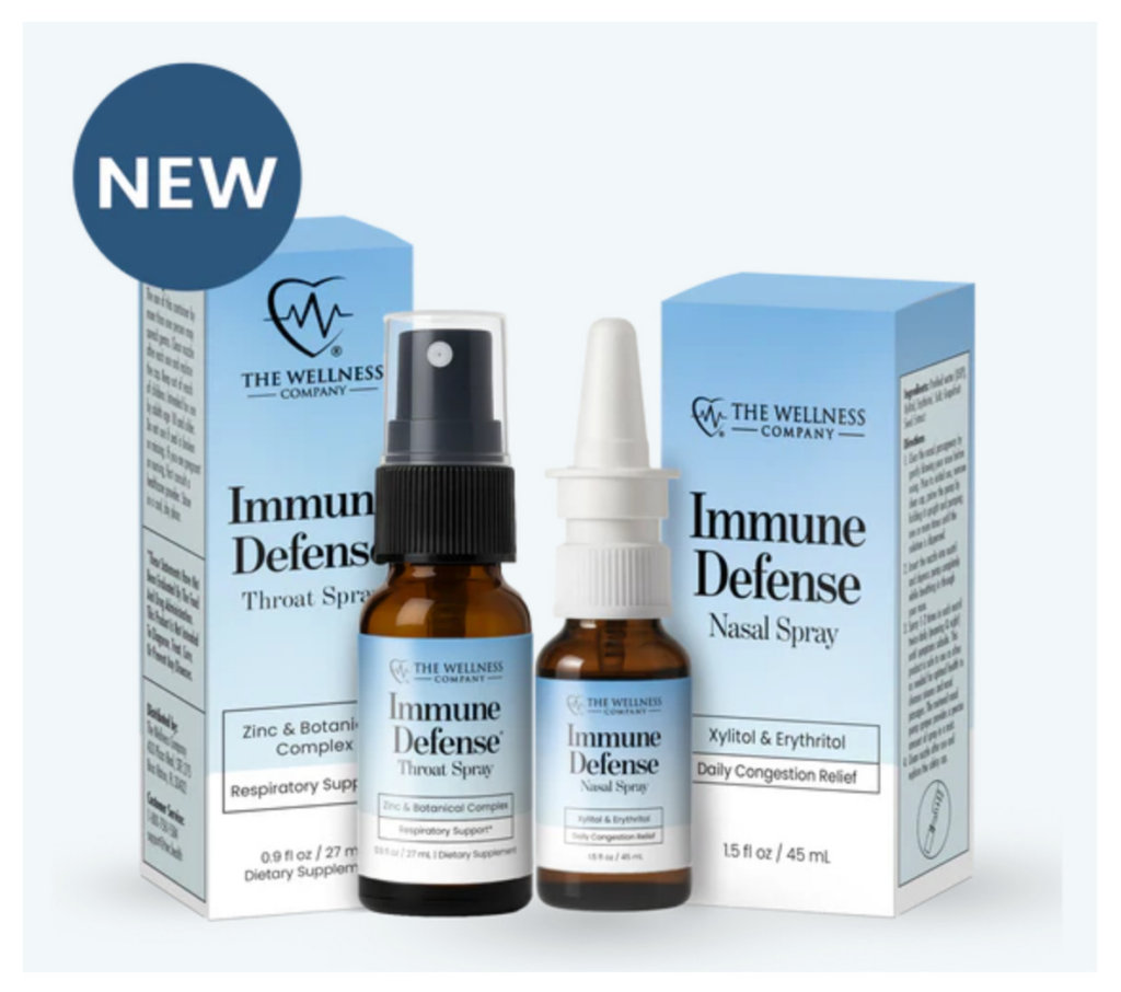 BREAKING–Wellness Company Introduces “Immune Defense” Nasal and Throat Sprays