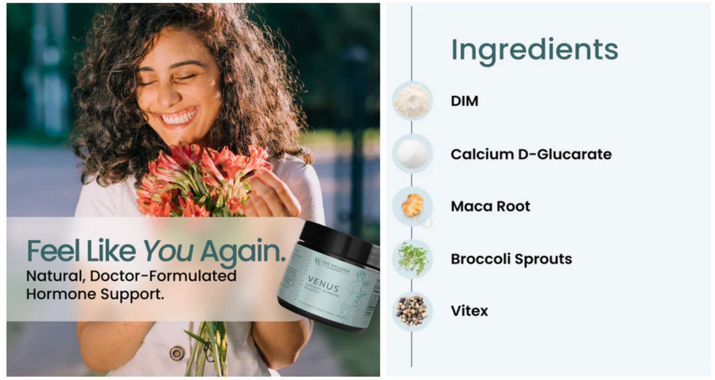 Female Hormonal Imbalance Managed Naturally by VENUS from The Wellness Company