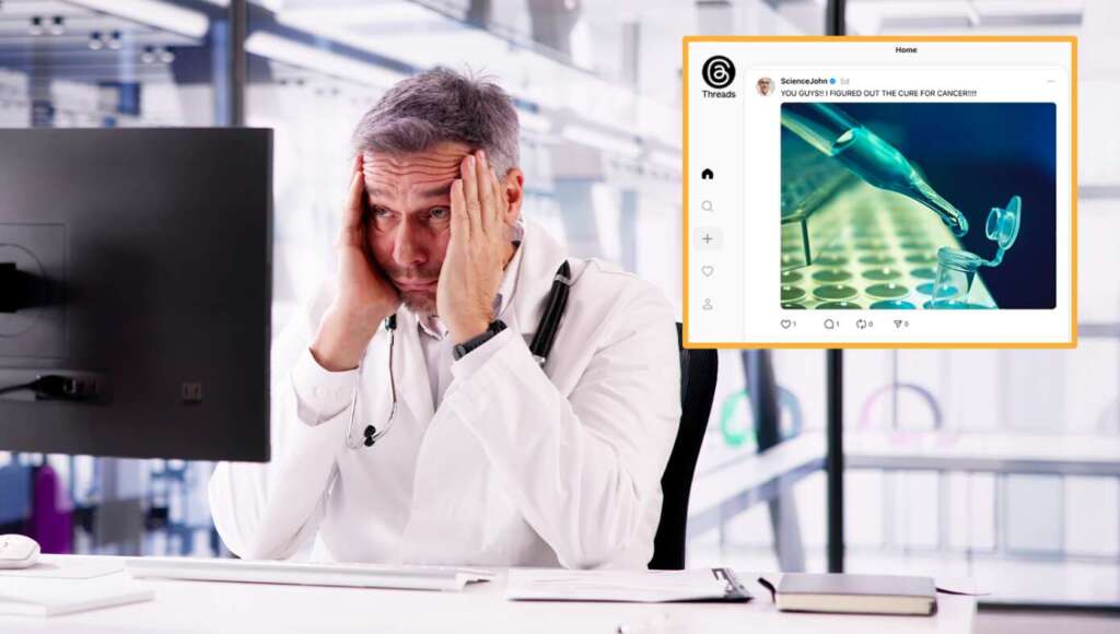 Sad: This Guy Discovered The Cure To Cancer But He Posted It On Threads And No One Saw It (Satire)