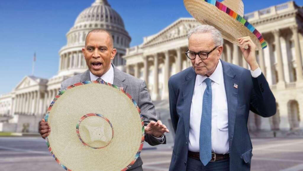 Democrats Somberly Remove Sombreros, Signaling End Of Shutdown (Satire)
