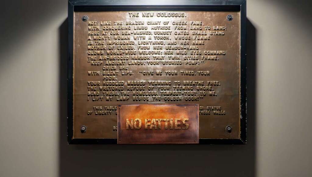 Poem On Statue Of Liberty Updated To Read ‘No Fatties’ (Satire)
