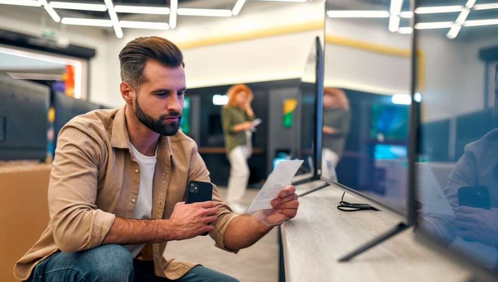 Sad: Man Who Missed Black Friday Forced To Buy TV For Same Price But Without Giant ‘BLACK FRIDAY SALE’ Tag (Satire)