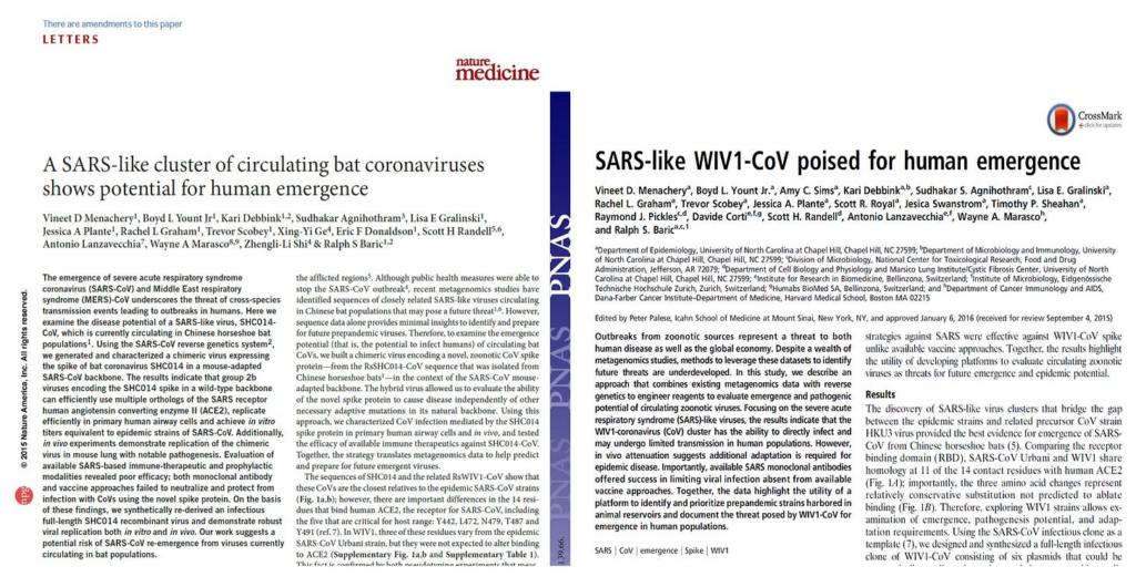 SARS-CoV-2 Architect Ralph Baric Collaborated with CIA