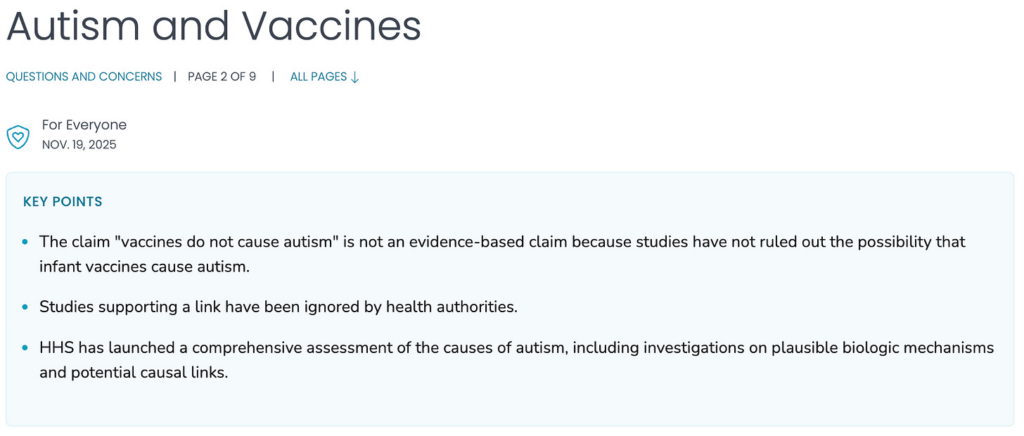 CDC Retracts 30-Year “Vaccines Don’t Cause Autism” Lie Weeks After the McCullough Foundation’s Landmark Autism Report