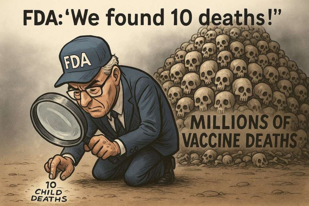 FDA Coverup of 10 Pediatric mRNA Deaths Is the Microscopic Tip of the Iceberg