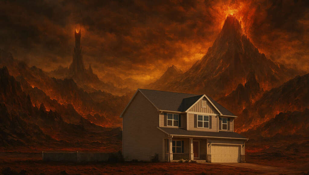 Tucker Carlson Buys New Home In Mordor (Satire)