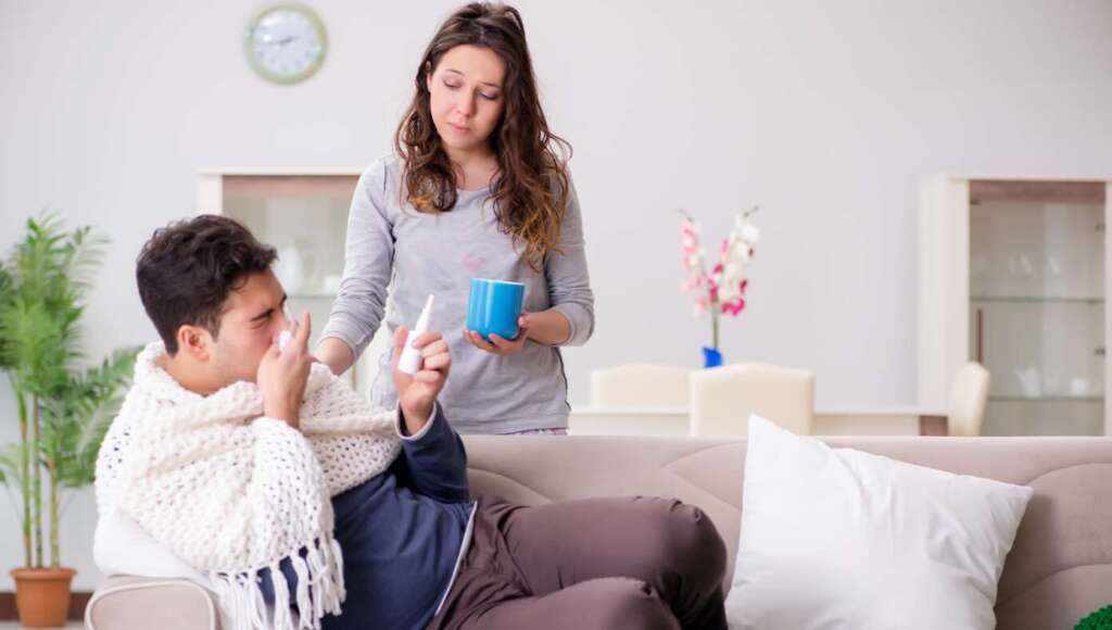Sick Husband Taken Care Of By Sicker Wife (Satire)