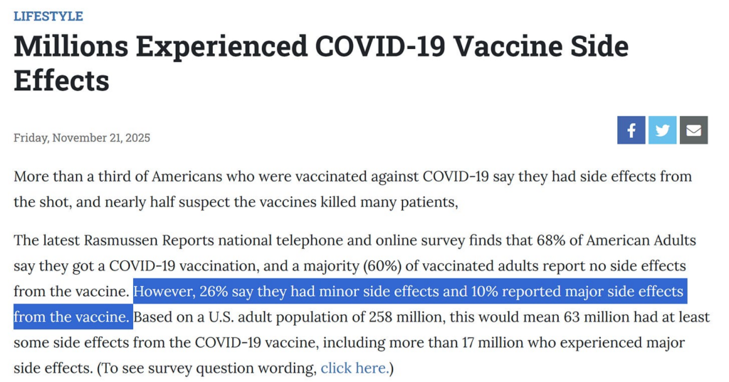Vaccine Zealotry Backfires