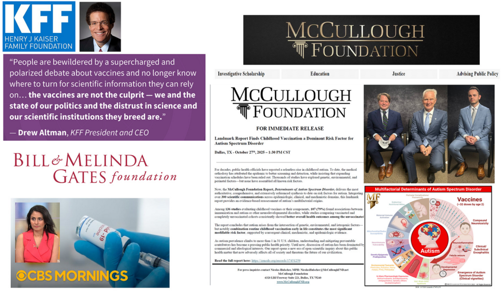 BREAKING–CBS, Kaiser Family Foundation Health News Sends Top Medical Reporter to McCullough Foundation About Report on Autism
