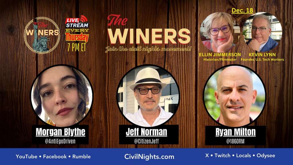 The Winers Ep. 64 (streams live on Dec 18 at