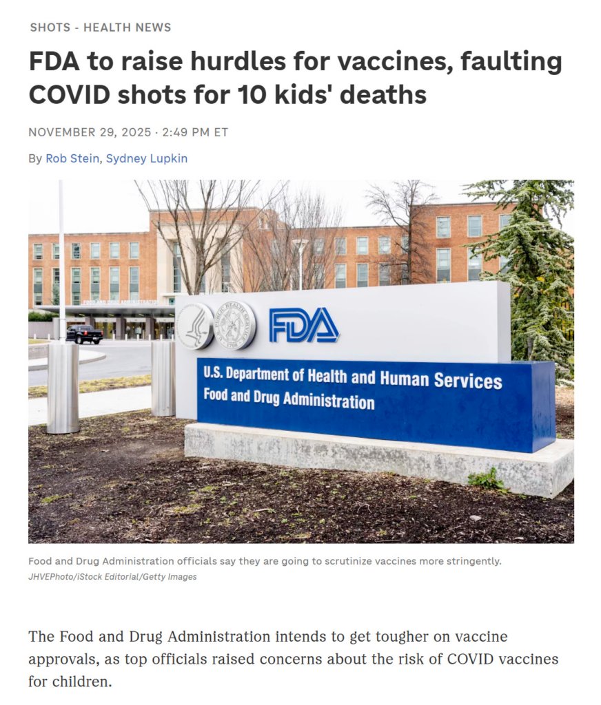 BREAKING–McCullough Foundation Response to FDA Concession of 10 Pediatric mRNA Deaths