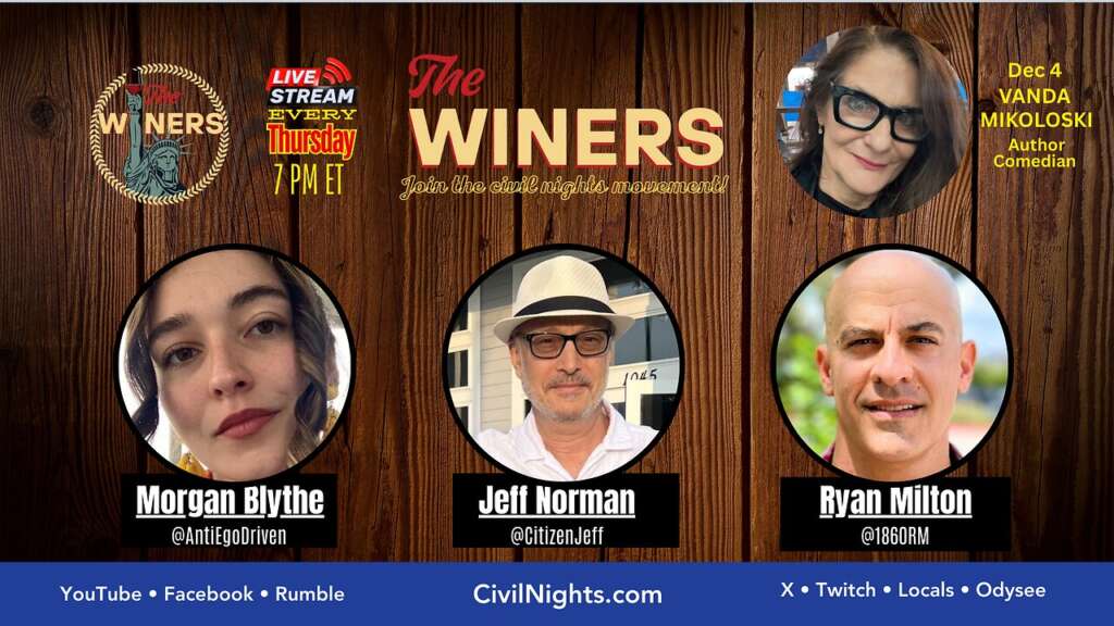 The Winers Ep. 62 (streams live on Dec 4 at