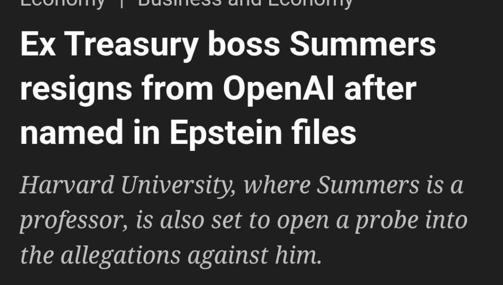 Epstein fallout: the resignations begin