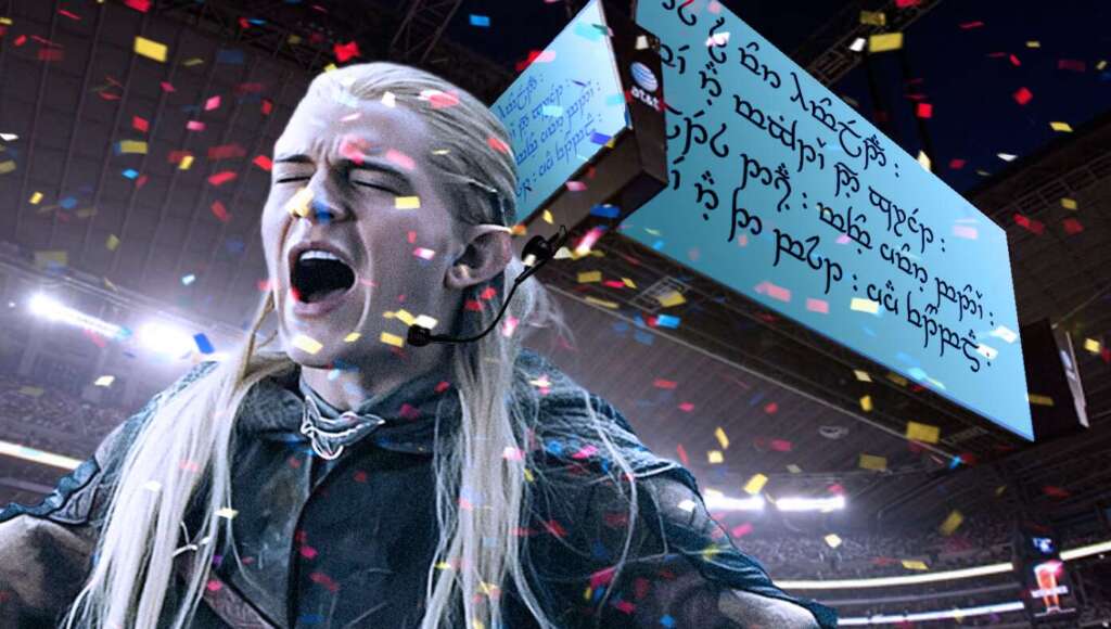 Next Halftime Show To Be Performed Entirely In Sindarin Elvish (Satire)