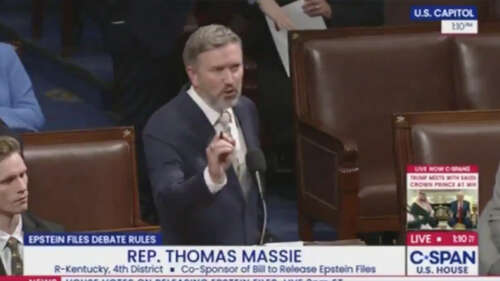 Congressman Massie Asserts ‘I’m Not Suicidal’ Following Epstein Revelations